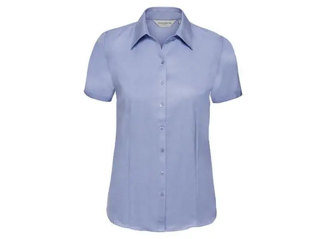 Damen Kurzarm Herringbone-Hemd, Maßgeschneidert & Stilvoll TK Gruppe® Grosshandel 