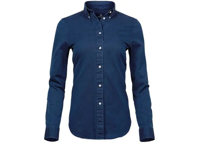 Damen Lässiges Twill-Hemd TK Gruppe® Grosshandel 