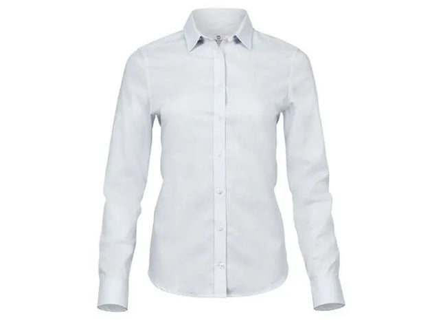 Damen Luxus Stretch-Hemd, Bequem & Elegant, Vielseitig Tragbar TK Gruppe® Grosshandel 