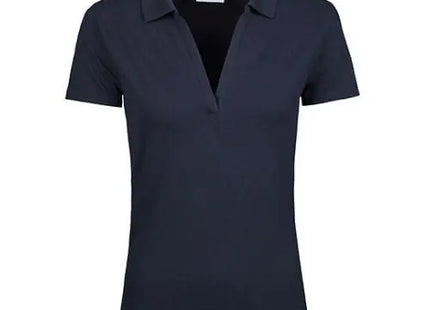 Damen Luxus Stretch V-Ausschnitt Poloshirt - Schick und Komfortabel TK Gruppe® Grosshandel 