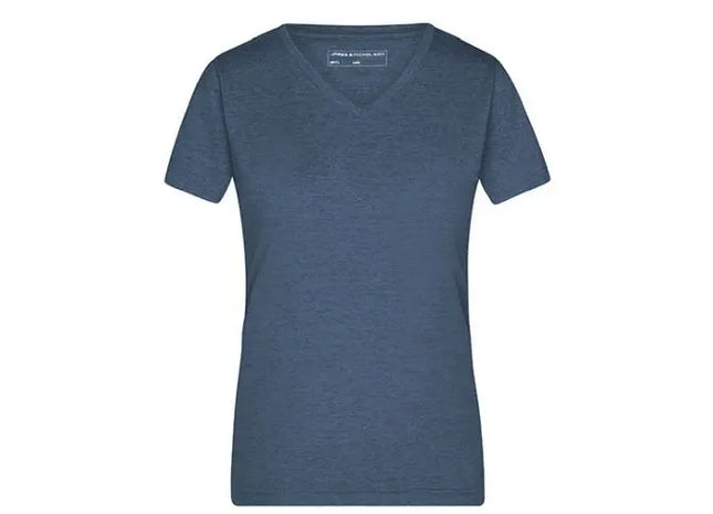 Damen-Melange-T-Shirt, weich und stylish, perfekt für den Alltag TK Gruppe® Grosshandel 