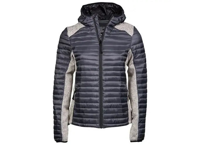 Damen Outdoor-Crossover-Jacke mit Kapuze: Stilvoll, Funktional & Wetterfest Sportliche Übergangsjacken TK Gruppe® Grosshandel 