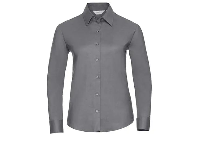 Damen Oxford-Hemd Langarm, Klassisch & Elegant, Vielseitig Einsetzbar TK Gruppe® Grosshandel 