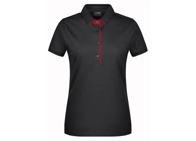 Damen Polo mit Einzelstreifen - Modern und Trendig TK Gruppe® Grosshandel 