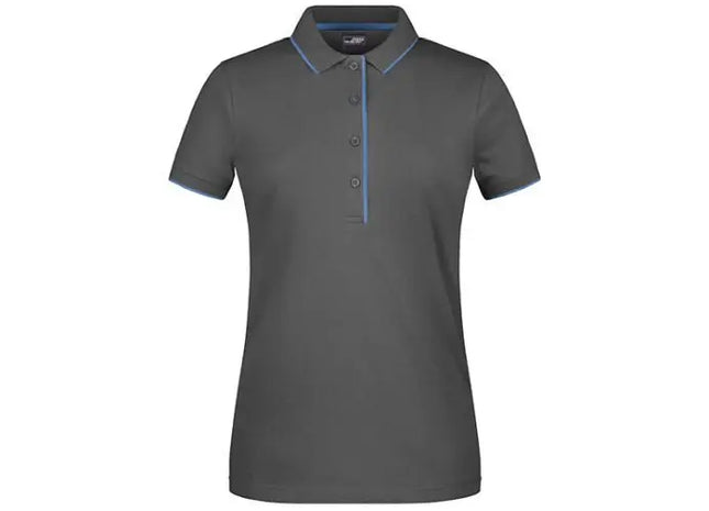 Damen Polo mit Streifenmuster - Eleganz und Sportlichkeit TK Gruppe® Grosshandel 