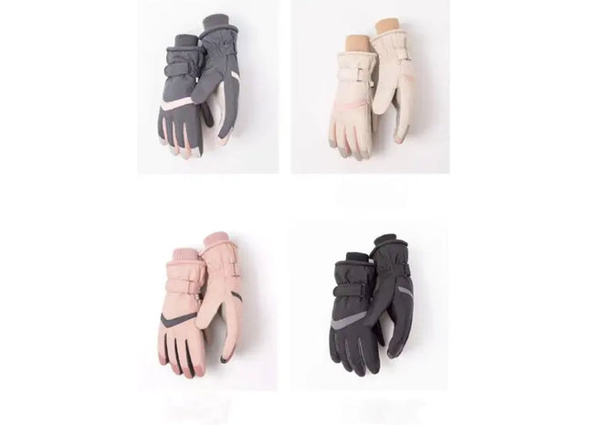 Damen Skihandschuhe, 4er-Pack, Isoliert & Wasserdicht - 100 Zeichen TK Gruppe® Grosshandel 