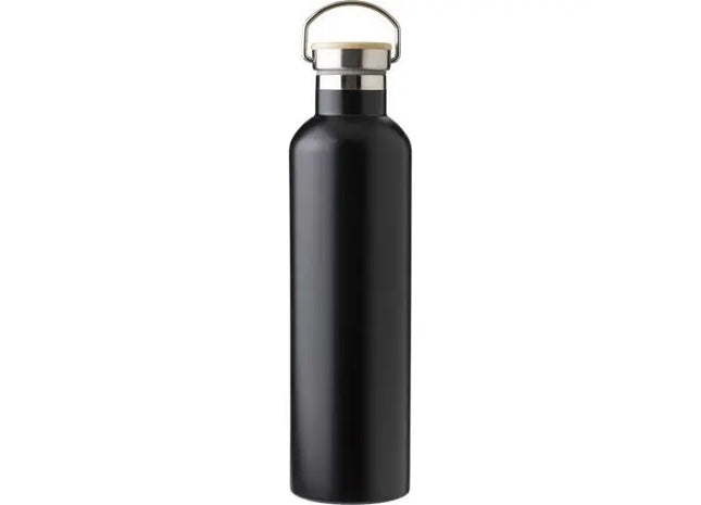 Damien 500 ml Doppelwandige Edelstahlflasche, Mattschwarz TK Gruppe® Grosshandel 