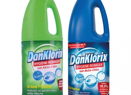 Dan Klorix Hygienereiniger, 1,5 Liter, Großpackung mit 72 Stück – Maximale Reinigungskraft TK Gruppe® Grosshandel 