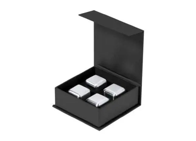 Danny Premium Eiswürfel-Set in Silber – Kühlt Getränke stilvoll TK Gruppe® Grosshandel 