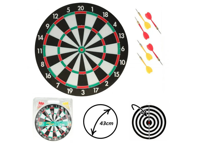 Dartspiel "Dartboard", 43 cm TK Gruppe® Grosshandel 