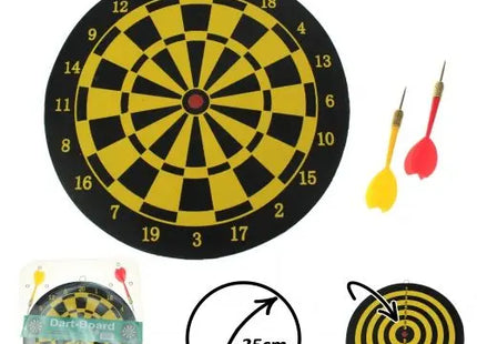 Dartspiel mit Dartboard, 25 cm TK Gruppe® Grosshandel 
