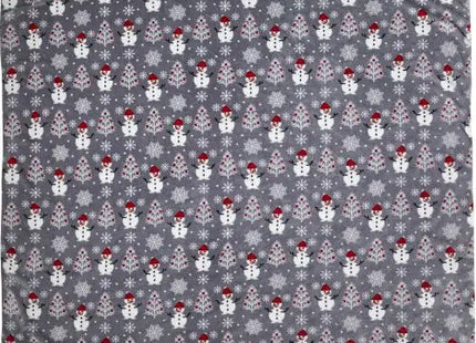 Decke aus 100% Polyester und Flanell Michelle - Graue Decke für zeitlosen Komfort TK Gruppe® Grosshandel 