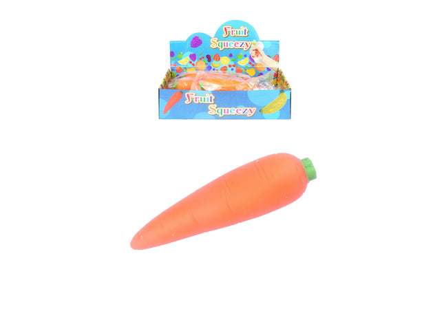 Dehnable Squeeze Karotte 11 cm – Flexibles Stressspielzeug für Kinder & Erwachsene TK Gruppe® Grosshandel 