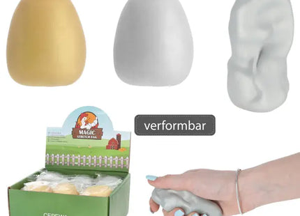 Dehnbares Zauber-Ei, 2er Set - Flexibles Spielzeug für Spaß & Entspannung TK Gruppe® Grosshandel 