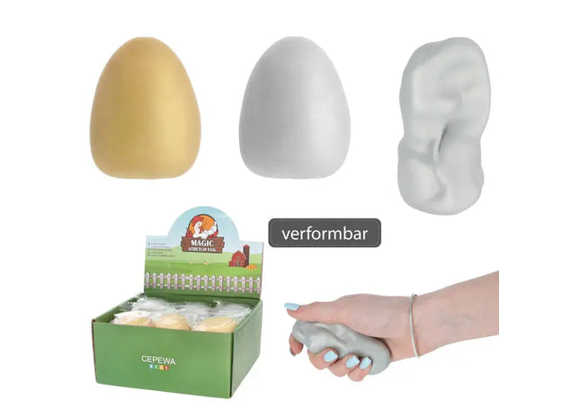 Dehnbares Zauber-Ei, 2er Set - Flexibles Spielzeug für Spaß & Entspannung TK Gruppe® Grosshandel 