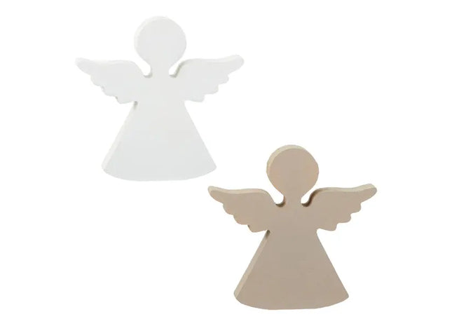 Deko Engel, 2er-Set, klein, 10,5cm - Festliche und verspielte Weihnachtsfiguren TK Gruppe® Grosshandel 