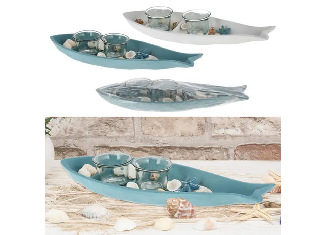 Deko Holzpaddel, 60cm – Stilvolles Holzpaddel | Kreatives Dekorationspaddel für Maritim-Thema TK Gruppe® Grosshandel 