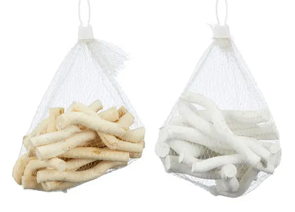 Deko-Holzset in Weiß & Natur, 2 Stück, ca. 200g TK Gruppe® Grosshandel 