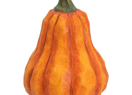 Deko-Kürbis, Design 2, mittelgroß, ca. 12x16cm, Herbst- und Halloween-Deko TK Gruppe® Grosshandel 