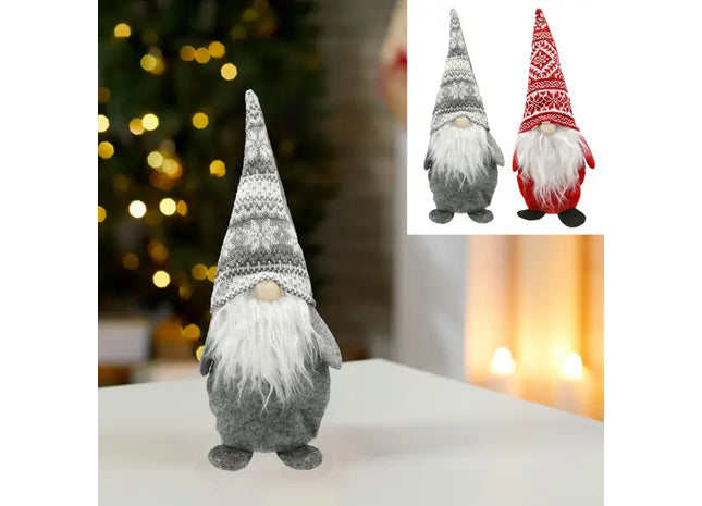 Deko-Wichtel-Doppelpack, Gartenfiguren, ca. 33 cm Höhe - Ideal für Außen & Innen TK Gruppe® Grosshandel 