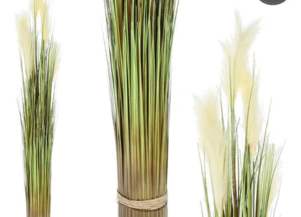 Dekorative Kunstpflanze Wildgras - Realistischer künstlicher Grasbusch, ca. 143 cm hoch TK Gruppe® Grosshandel 