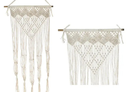 Dekorative Makramee Blumenampel für die Wand, 50x115cm TK Gruppe® Grosshandel 