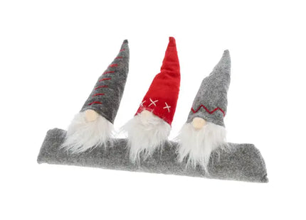 Dekorative Set von 3 Wichteln, Ungefähr 40cm Lang - Weihnachtliche Akzente für Zuhause TK Gruppe® Grosshandel 