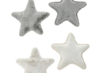 Dekorative Stern-Kissen - Set von 2, 45x45cm - Weiche und stilvolle Kissen für die Wohnkultur TK Gruppe® Grosshandel 