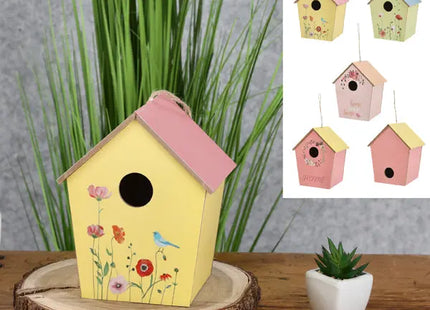Dekorative Vogelunterkunft zum Aufhängen, 4er-Set, ca. 19cmH TK Gruppe® Grosshandel 