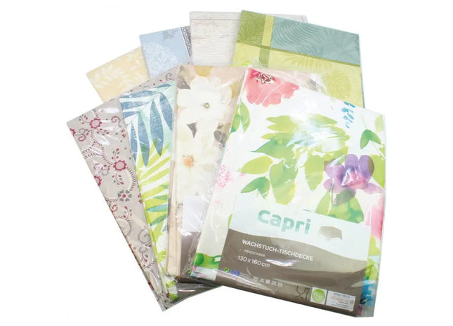 Dekorative Wachstuchtischdecke, Quadratisch 130x160cm mit Motiv - Robust & Abwischbar TK Gruppe® Grosshandel 