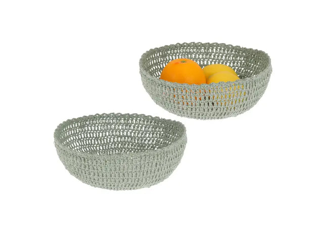 Dekoschale Makramee, rund, ca. 22 cm Durchmesser – Boho-Deko | Stilvolle Makramee-Schale TK Gruppe® Grosshandel 