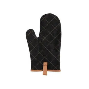 Deluxe Canvas Ofenhandschuh in Schwarz – Schutz und Stil in der Küche TK Gruppe® Grosshandel 