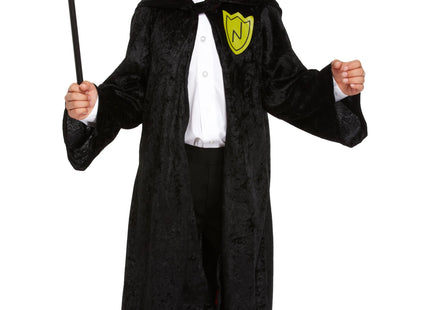 Deluxe Magician Kostüm für Jungen, Magier Verkleidung Größe 10-12 Jahre, Kinderfasching & Halloween TK Gruppe® Grosshandel 