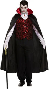 Deluxe Vampir-Kostüm für Erotik – ideal für Halloween und Kostümpartys TK Gruppe® Grosshandel 