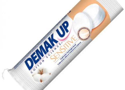Demak Up Sensitive Wattepads 60 Stück - Sanfte Reinigung & Make-up Entfernung, 100 Zeichen TK Gruppe® Grosshandel 
