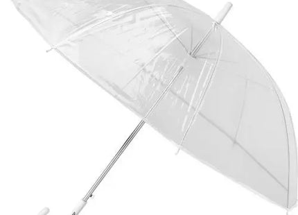 Denise Automatik-Stockschirm aus Aluminium - Weiß, Leicht und Stilvoller Schutz TK Gruppe® Grosshandel 