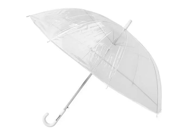 Denise Automatik-Stockschirm aus Aluminium - Weiß, Leicht und Stilvoller Schutz TK Gruppe® Grosshandel 