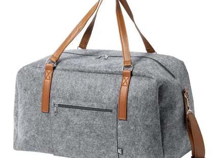 Denver RPET Sporttasche - grau, nachhaltig und geräumig, ideal für Sport und Reisen TK Gruppe® Grosshandel 