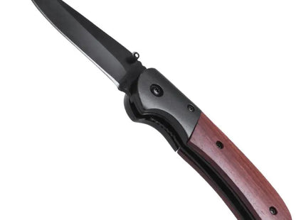 Dertam Taschenmesser - Braun Vielseitiges und robustes Klappmesser für Outdoor und Alltag TK Gruppe® Grosshandel 