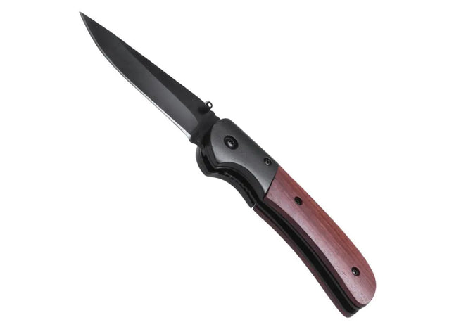 Dertam Taschenmesser - Braun Vielseitiges und robustes Klappmesser für Outdoor und Alltag TK Gruppe® Grosshandel 