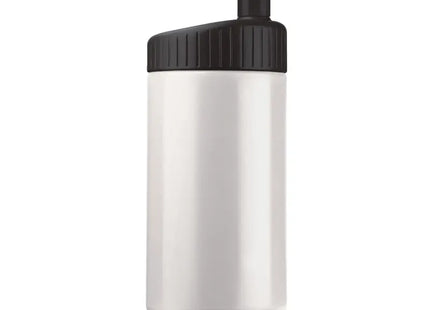 Design Sportflasche 500 ml, Weiß-Schwarz, Stilvoll & Funktional für Sportler TK Gruppe® Grosshandel 