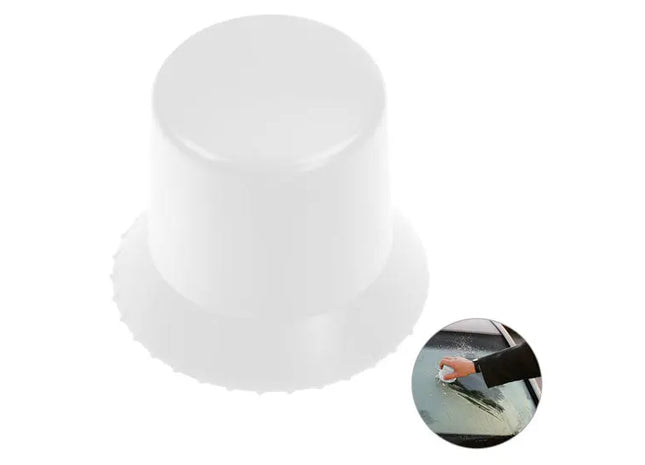 Design weißer Eiskratzer - Stilvoller und funktionaler Auto-Schaber für den Winter TK Gruppe® Grosshandel 