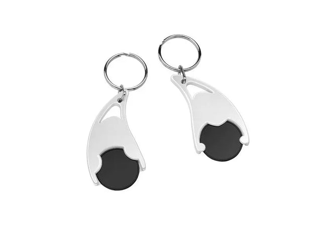 Designer 1€-Chiphalter in Schwarz-Weiß – Elegant & Modern TK Gruppe® Grosshandel 