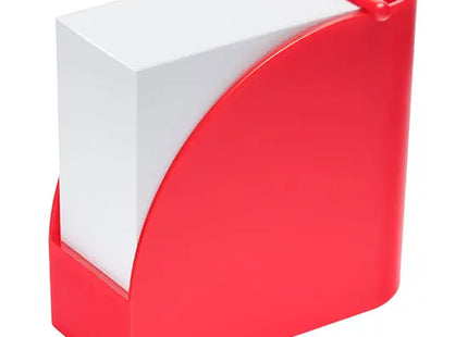 Designer Zettelbox mit Köcher in Rot, inkl. Weißem Papier – Stilvolles Bürozubehör TK Gruppe® Grosshandel 