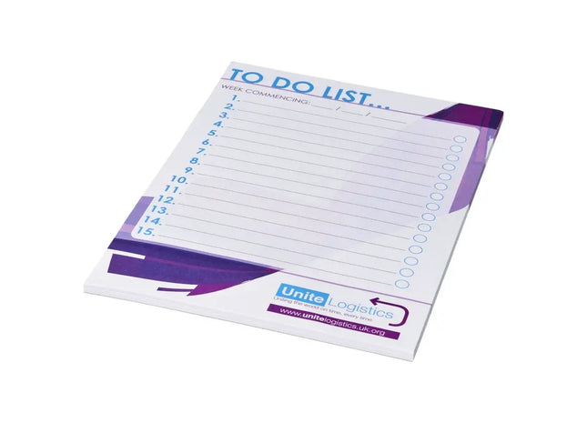 Desk-Mate A5 Notizblock - Weiß, 50 Blatt - Praktisches Schreibpad TK Gruppe® Grosshandel 