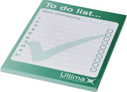 Desk-Mate A6 Notizblock - Weiß, 50 Blatt - Kompaktes Schreibpad TK Gruppe® Grosshandel 