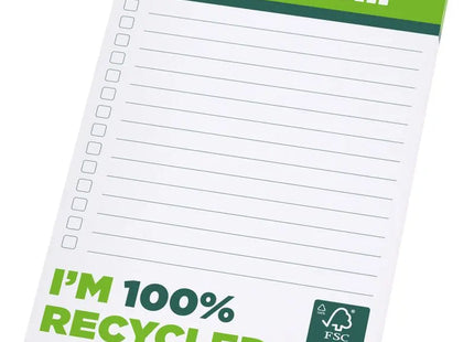 Desk-Mate A6 Recycling Notizblock Weiß, 25 Blatt – Kompakt und Umweltfreundlich TK Gruppe® Grosshandel 
