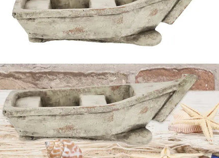 Detailliertes Modell-Ruderboot, Maße 17x12x34 cm, Sammlerstück TK Gruppe® Grosshandel 