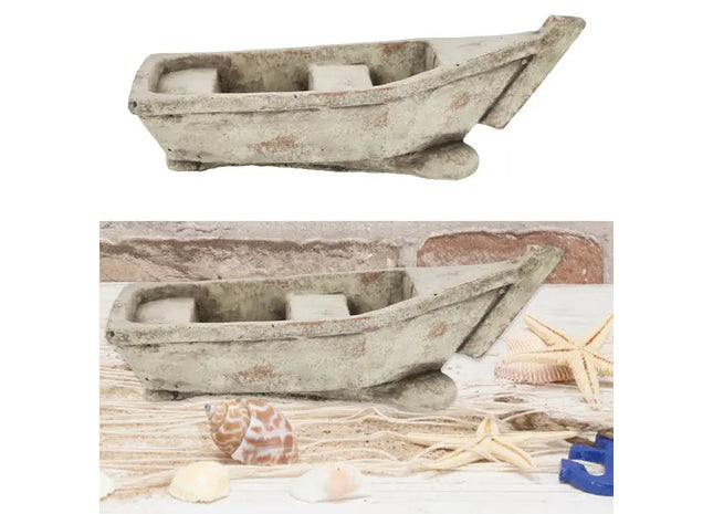 Detailliertes Modell-Ruderboot, Maße 17x12x34 cm, Sammlerstück TK Gruppe® Grosshandel 