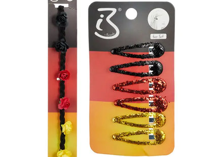 Deutsche Haaraccessoires-Set, 2er-Pack - Haarspangen und Haarband mit deutschen Motiven TK Gruppe® Grosshandel 